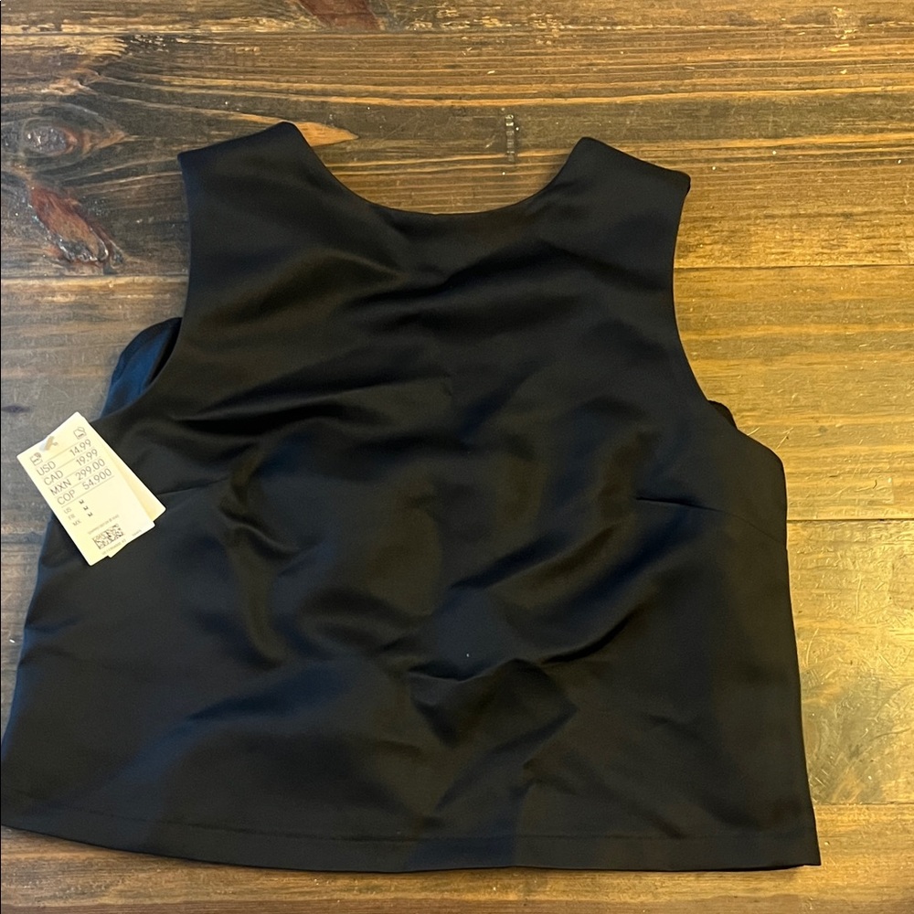Elegant Black Sleeveless Top